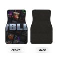 thumbnail image 2 of Qekee Roblox Print Front Car Floor Mats Four-Piece Set Front & Rear Universal Car Floor Mats for SUVs, Trucks, Sedans, 2 of 7