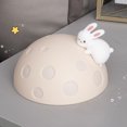 thumbnail image 1 of Linda Luz De Noche Led Moon Rabbit Bunny Kids Night Light 3 Gear Lámpara de noche ambiental para niños Bebé Wdftyju Para estrenar, 1 of 5