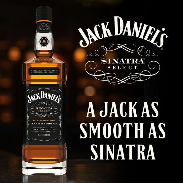 Jack Daniels Sinatra Select Whiskey, 1L, 45% ABV for Office