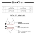 thumbnail image 3 of Cathalem Bikinis pour Femmes Bretelles Doubles Maillot de Bain Mignon Triangle, Rouge L, 3 of 5