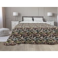 thumbnail image 1 of Geometric Down Alternative Comforter, Colorful Retro Squares with Bullseye Vintage Inspirations Abstract Illustration, Microfiber Quilt for All Season, 5 Sizes, Multicolor, by Ambesonne, 1 of 3