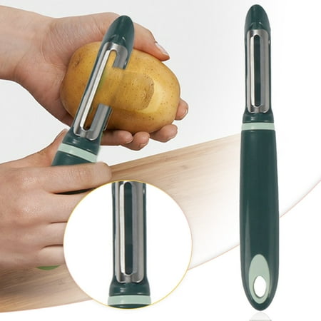 

〖JISUAN〗Kitchen Organization Vegetable Blades Quicker Peeler Peel Kitchen Stainless Soft Handle Vegetables Peeling Comfortable Food Steel Peelers Potatoe Swivel Dishwasher Kitchen，Dining & Bar