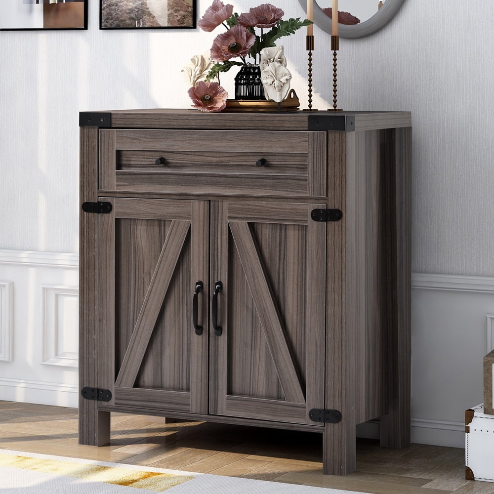 Accent Storage Furniture, Farmhouse Buffet w/ Drawer