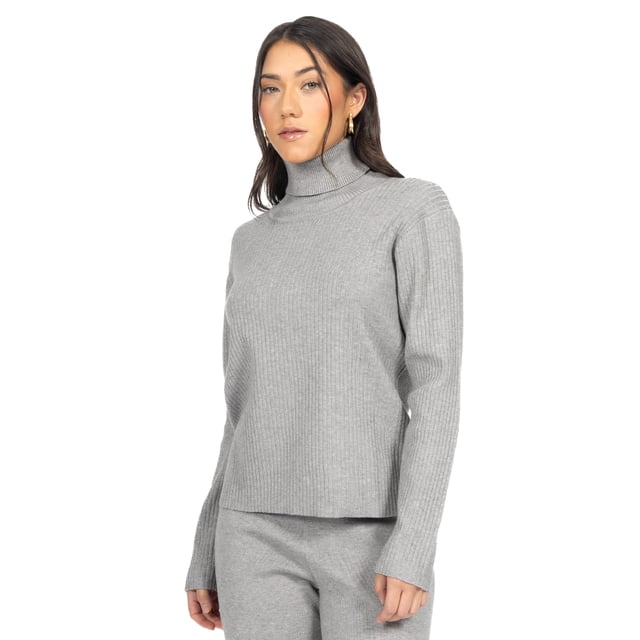 Suéter Quarry Regular Fit Cuello Alto para mujer
