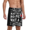 thumbnail image 2 of Naloa Wine Funny Men's Short Pajama Pants, Lounge Comfort Shorts with Elasticized Waistband and Side Pockets - XX-Large, 2 of 9