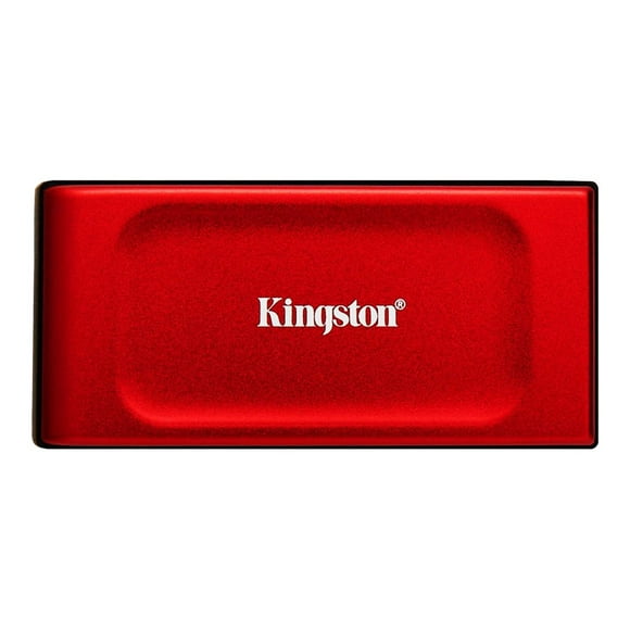 Kingston XS1000 - SSD - 2 TB - external (portable) - USB 3.2 Gen 2 (USB-C connector) - red
