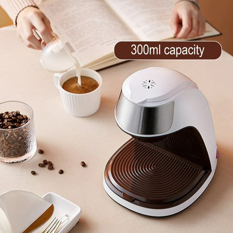 Small Single Coffee Makers Drip Coffee Maker Portable Single Serve Coffee  Makers Single Cup Small Coffee Maker with Filter One Cup Coffee Maker One-Touch  Button Auto Shut Off 