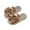 Khaki, variant on QNANSPI Girls Beach Slides Sandals, Girls Breathable Slippers, Girls Bow Pearl Patent Leatherette Mid Heel Roman Summer Beach Dress Sandals