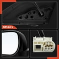 thumbnail image 6 of A-Premium Driver Side Power Door Mirror - Compatible with Toyota RAV4 2006 2007 2008 - Non-Heated Manual Folding Black Outside Rear View Mirror - Replace# 87940-42810, 6 of 8