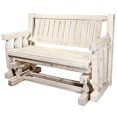 thumbnail image 3 of Montana Woodworks Homestead 19" Handcrafted Transitional Wood Glider in Natural, 3 of 4
