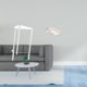 thumbnail image 2 of Mesita de noche,Mesa auxiliar de acrílico transparente,mesa auxiliar transparente de 2 niveles,Bandeja de almacenamiento,Bandeja rectangular para servir,bandeja para postres y frutas de, 2 of 8