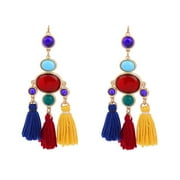 Jewelry Collection Kiya Tassel Drop Earring, Multi