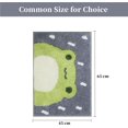 thumbnail image 2 of Queilt Bath Mat, Absorbent Non-Slip Soft and Skin-Friendly Bathroom Rug Frog Patterns 45x65 cm, 2 of 5