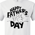 thumbnail image 4 of Inktastic Happy Father's Day Parent-Child Fist Bump T-Shirt, 4 of 5