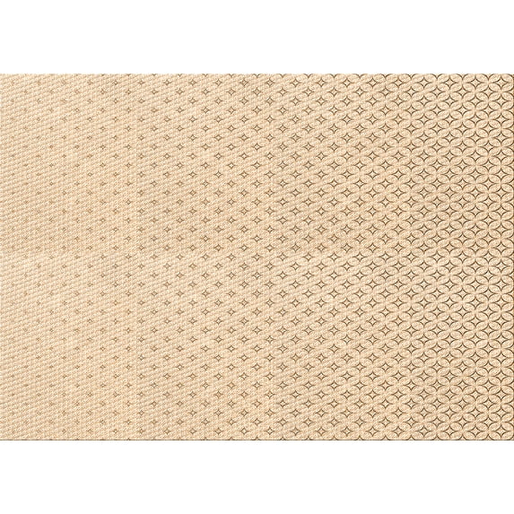 Ahgly Company Machine Washable Indoor Rectangle Transitional Moccasin Beige Area Rugs, 8' x 10'