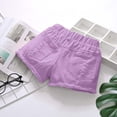thumbnail image 4 of Girls Jean Shorts Kids Cute Girls Loose Fashion Casual Thin Summer Denim Shorts 9-10T, 4 of 4