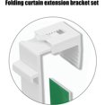 thumbnail image 2 of Roller holder - 2 pieces - long clamp holder - drill-free roller holder - replacement clamp holder for double roller blind - with fabric support rails - suitable for PVC windows and balcony doors, 2 of 5