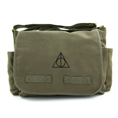 Harry Potter Deathly Hallows Symbol School Laptop Messenger Shoulder Bag (Best Quality Messenger Bags)