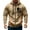 Khaki, variant on LUOGENLI Men Hoodies Blanket Men's Casual Hoodie Loose Fit Pullover Sweatshirt with Print Design for Autumn Winter Daily Wear Comfortable Hoodies for Men Pullover 4Xl Light Gray Size XL