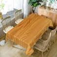 thumbnail image 5 of 60x84inches Rustic Wood Grain Tablecloth Natural Wooden Texture Rectangle Table Cloth Spillproof and Wipeable Polyester Fabric Table Cover for Farmhouse Kitchen Dining Room Themed Party Decor, 5 of 7
