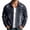 A Black, variant on Men Jackets Cameland Blue Ripped Denim Jacket For Men Spring And Summer Style High Street Cool And Edgy Washed And Distressed Workwear Jacket Denim Clothing Black M