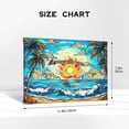 thumbnail image 4 of 8x12 inch Bathroom Wall Decor 'Loves The Sea' Slogan Beach & Sun Painting Canvas,Home Decor Bathroom Accessory,Exquisite Bedroom,Study,Bathroom Wall Decor Art Prints,Modern Style Paintings, 4 of 6