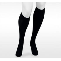 Juzo Assist 3612 Closed Toe Knee Highs w/Silicone Band - 30-40 mmHg Short Black V