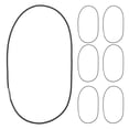 thumbnail image 1 of GAXIRE 10Pcs Notebook Elastic Strap Black Stretchy Book Wrap Band for Travel and Daily Planner, 1 of 8
