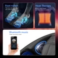 thumbnail image 6 of BestMassage Full Body Zero Gravity Electric Massage Chair,with Wireless Bluetooth Speaker,Black, 6 of 7
