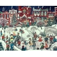 thumbnail image 2 of Bell, Bill 14x12 Black Ornate Wood Framed with Double Matting Museum Art Print Titled - Snow Cats, 2 of 4