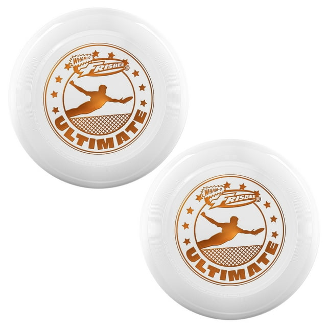 Wham-O Frisbee Official Ultimate 175g Flying Disc, 10.75 Inch, Professional Training, for Competition and Outdoor Fun -2 Pack