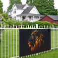 thumbnail image 4 of King of The Jungle Lion Sign Banner, Predator Art Symbol Hanging Banners Backdrop Festive Party Decor for Indoor Outdoor, 47 x 71 inches, 4 of 7