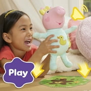 Peppa Pig Toys Oinks + Snuggles Evie Interactive Baby Doll with Accessories, Ages 3+