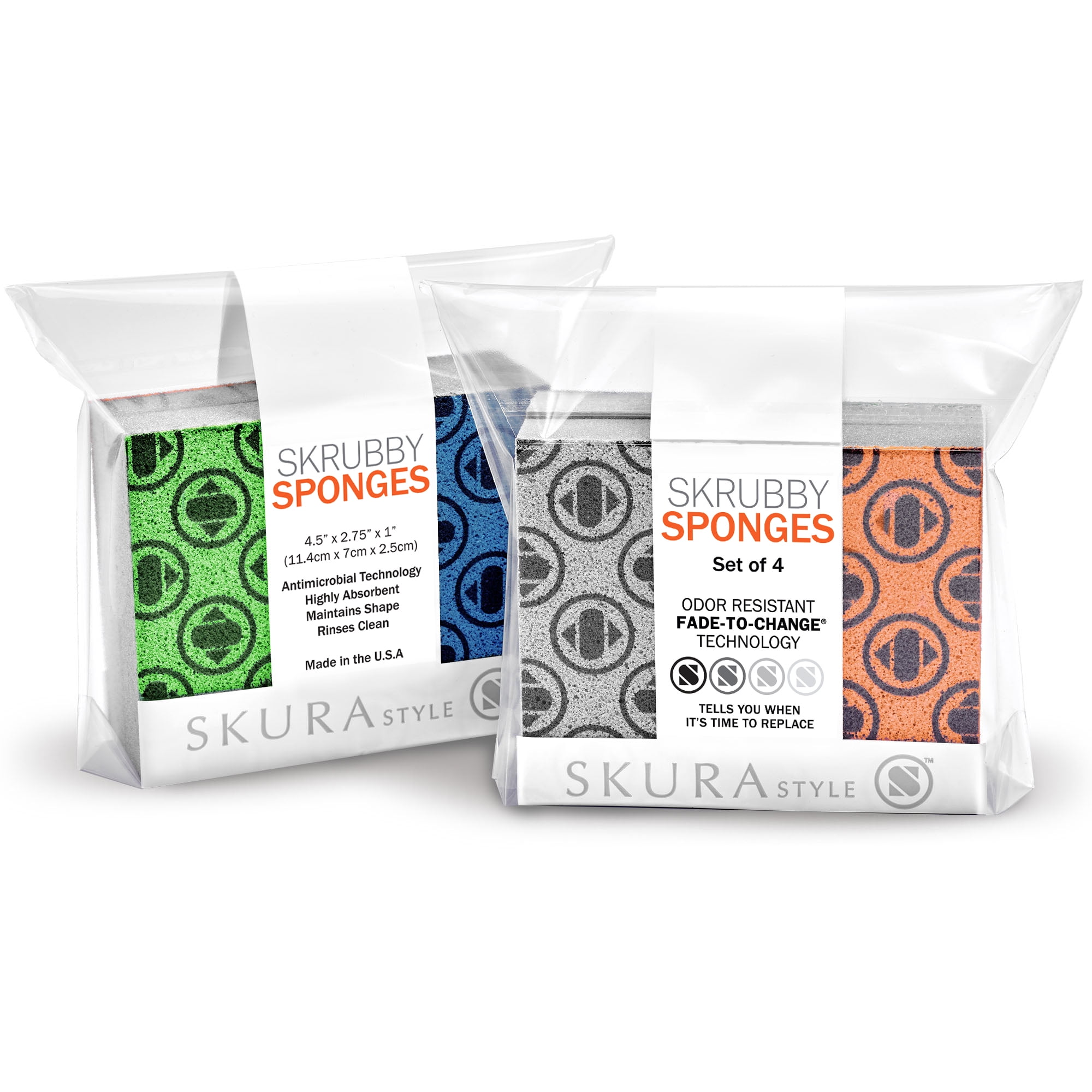 Skura Style Dish Sponges, Modern Kitchen & Dish Sponges, 8 Sponges