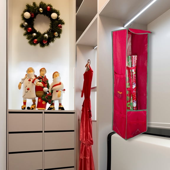 Northlight Vertical Hanging Christmas Decoration Organizer Storage Bag - 36"