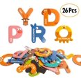thumbnail image 4 of Jumbo Magnetic Letters Animals Alphabet Toys,Fridge Magnets Stick Large ABC Alphabet Uppercase Toy Set Preschool Learning Spelling Refrigerator Gift for 3 4 5 Year Old Toddler Kids Boys Girls, 4 of 5