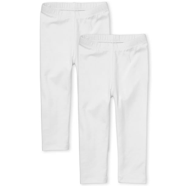 Baby girl leggings white discount
