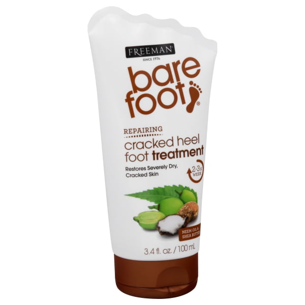 Freeman Bare Foot Repair for Cracked Heels Foot Cream 3.40 oz - Walmart ...