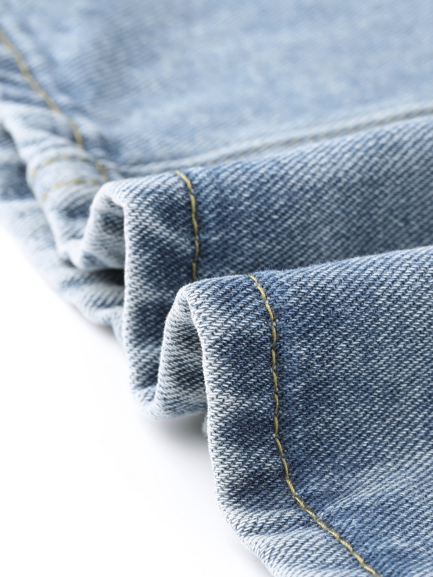 DARING DIVA Women's Elasticated Waist Washed A Line Long Jean Skirt Small Blue
