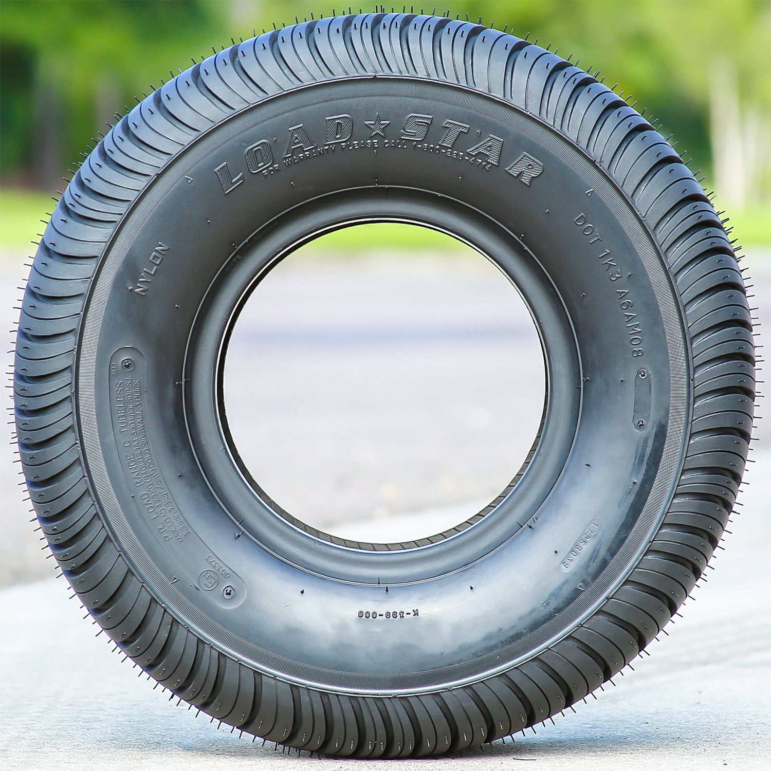 Loadstar K399 Trailer Tire – ST 205/65-10, Load Range E, 10-Ply Nylon Belted – New, Never Mounted – Great For Trailers & Carriages 9 thumbnail image
