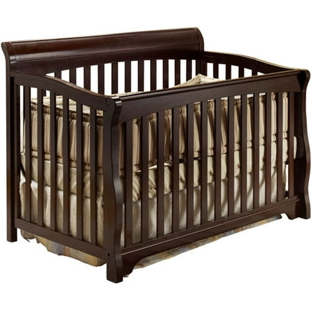 Sorelle Florence 4 In 1 Convertible Crib Espresso Walmart Com