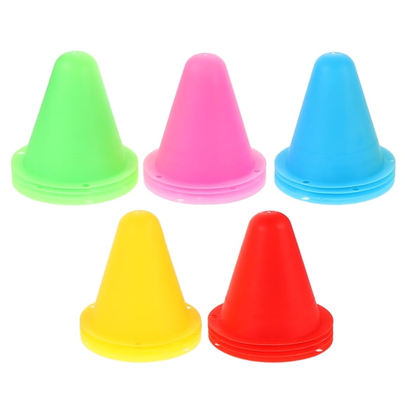 Raindrops 20pcs Plastic Skate Practice Cones for Roller Skating Training, Traffic Road Cones, Skating Accessories for Skill Improvement