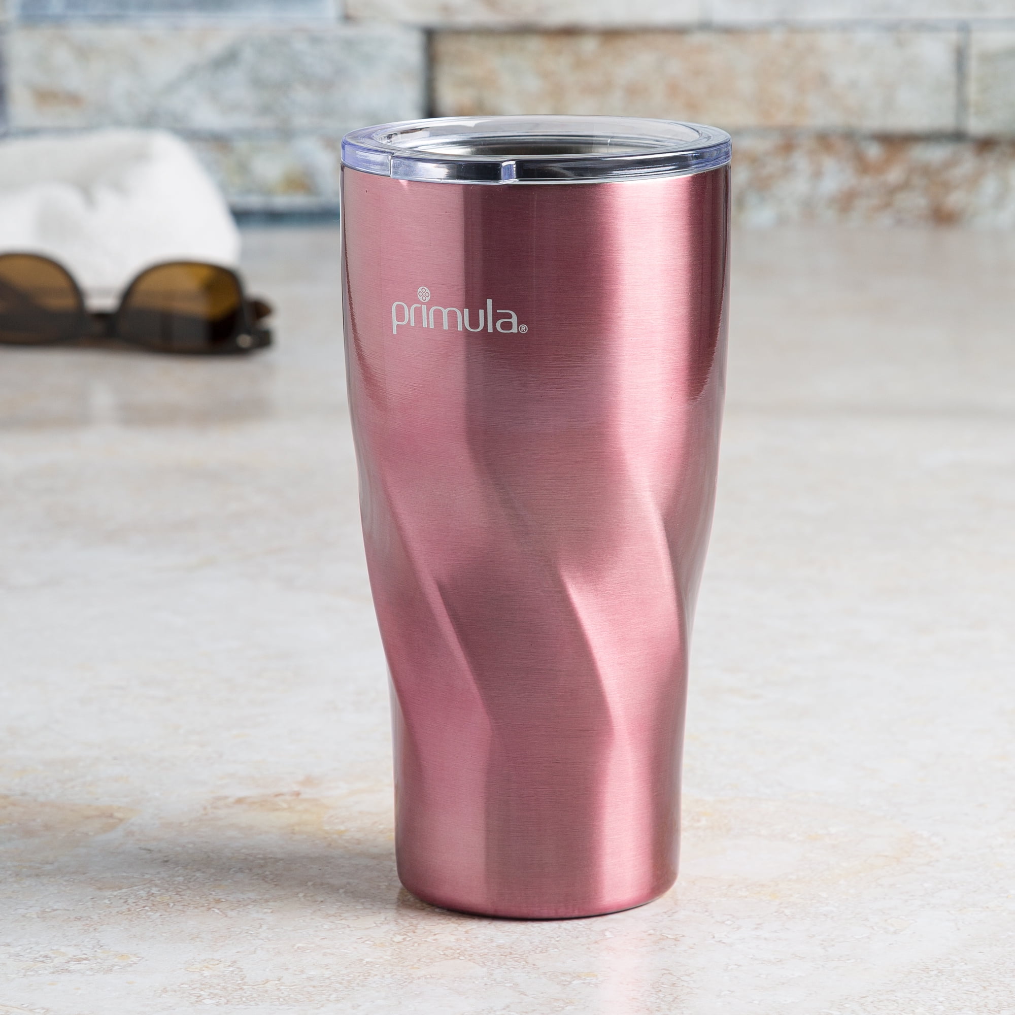 Primula Avalanche Double Walled Vacuum Sealed Stainless Steel Thermal  Insulated Tumbler, Stays Cold or Hot All Day Long, Reusable Thermos, 20oz.,  Pink 