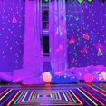 thumbnail image 4 of Fluorescent Cloth Tapes - UV Blacklight Reactive Neon Gaffer Tape for Glow Party Decorations/Holiday Supplies/Secures Cables, 4 of 4