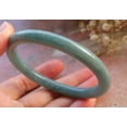 thumbnail image 2 of Certified Icy Green Burma Natural A JADE Jadeite Bangle Bracelet 56 mm 588711 TN, 2 of 9