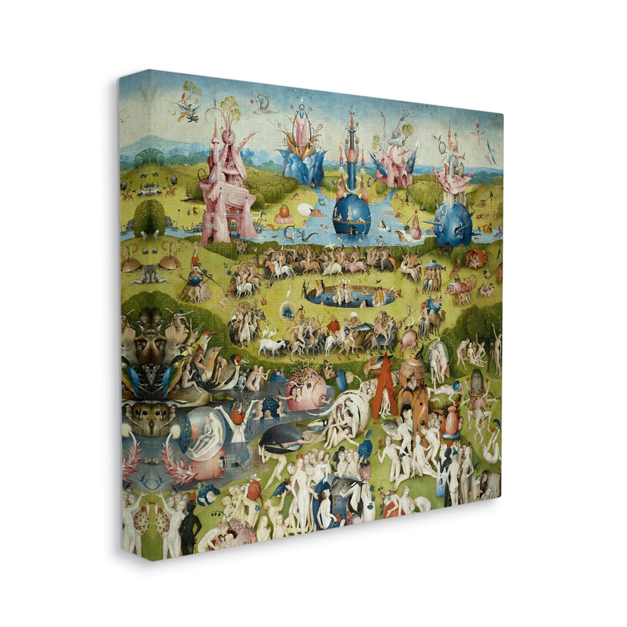 Stupell Industries Garden of Earthly Delights Center Panel Hieronymus Bosch Painting Painting Gallery Wrapped Canvas Print Wall Art, Design by one1000paintings