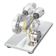 thumbnail image 4 of Stirling Engine Model, Hot Air Stirling Engine Model Stirling Engine Generator Model, Portable Scientific Physics Toy Children for Adults, 4 of 7