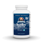 Source Naturals Sleep Science NightRest with Melatonin, Muti-Nutrient and Herb Complex, 200 Tablets