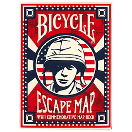 Bicycle Escape Map WWII Commemorative Playing Cards - 1 Sealed Deck