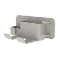 thumbnail image 2 of Estante de Soporte para Secador de Pelo, Herramientas de Estilismo con Soporte para Peine, Almacenamiento de Salón de Dormitorio Sin Perforaciones, Es gris, 2 of 8